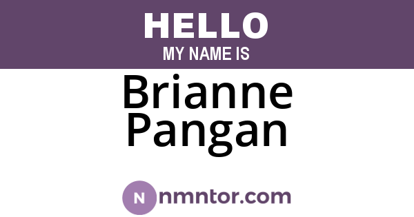 Brianne Pangan