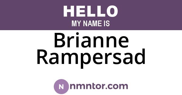 Brianne Rampersad