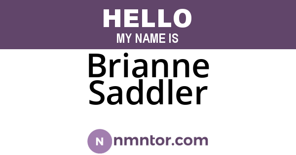 Brianne Saddler