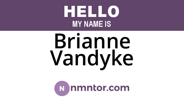 Brianne Vandyke