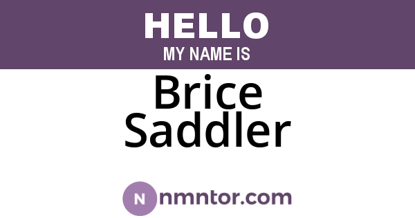 Brice Saddler