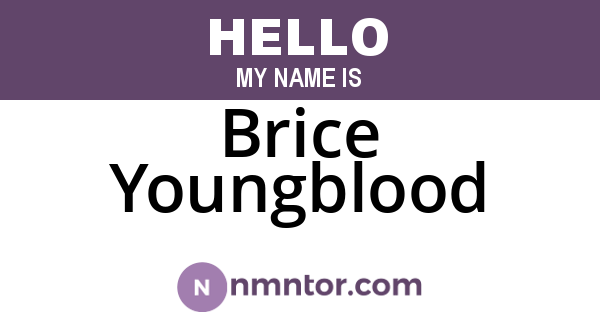 Brice Youngblood