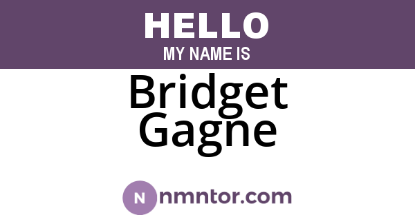 Bridget Gagne