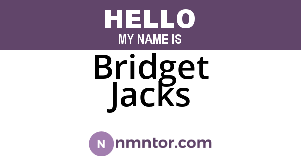 Bridget Jacks