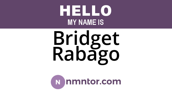 Bridget Rabago
