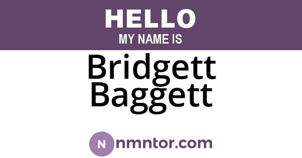 Bridgett Baggett