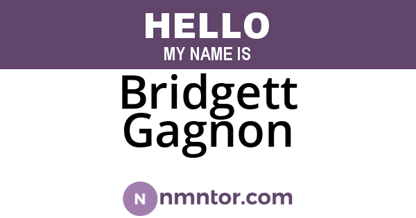 Bridgett Gagnon