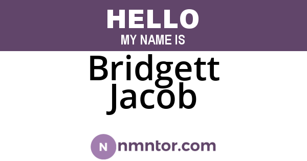 Bridgett Jacob