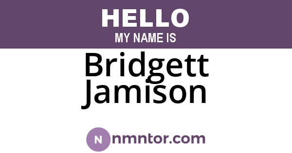 Bridgett Jamison