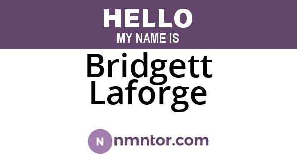 Bridgett Laforge