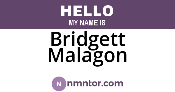 Bridgett Malagon