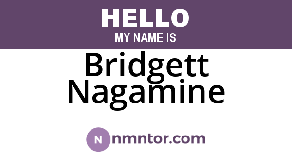 Bridgett Nagamine