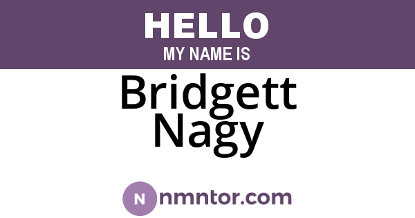 Bridgett Nagy