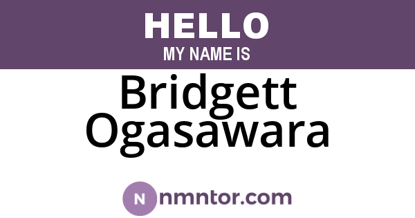 Bridgett Ogasawara