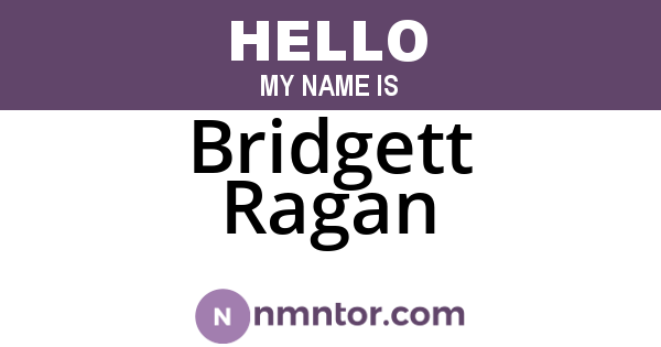 Bridgett Ragan