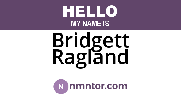 Bridgett Ragland