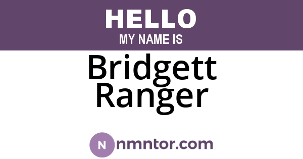 Bridgett Ranger