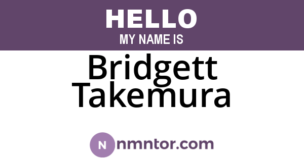 Bridgett Takemura