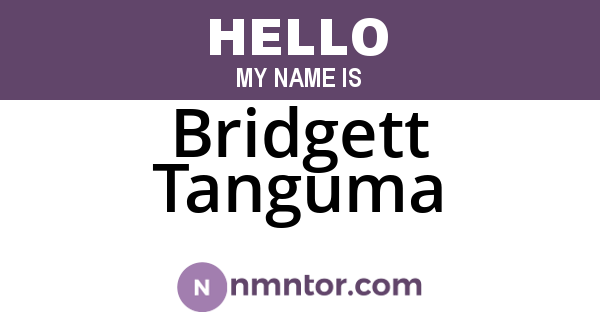 Bridgett Tanguma