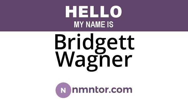 Bridgett Wagner