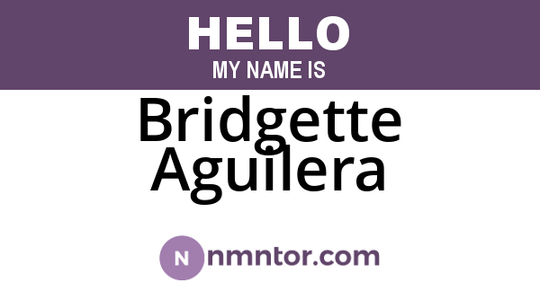 Bridgette Aguilera