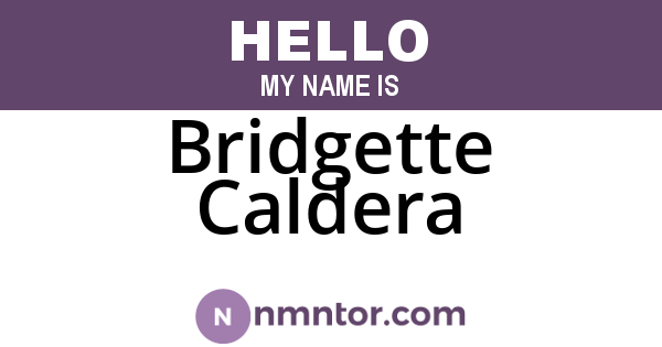 Bridgette Caldera