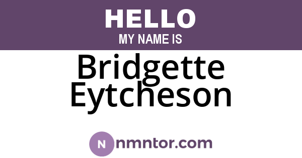 Bridgette Eytcheson