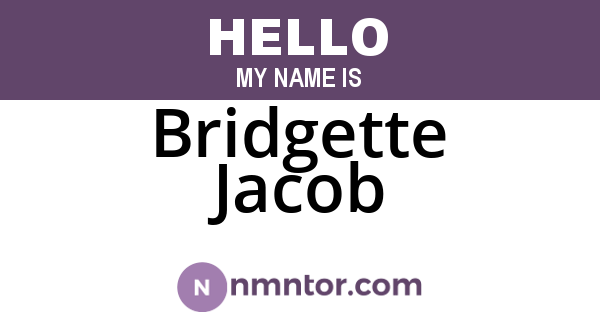 Bridgette Jacob