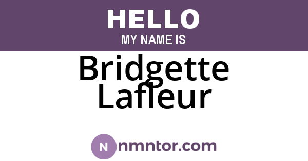Bridgette Lafleur
