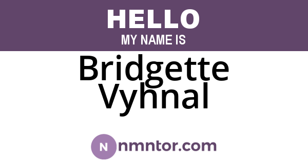 Bridgette Vyhnal