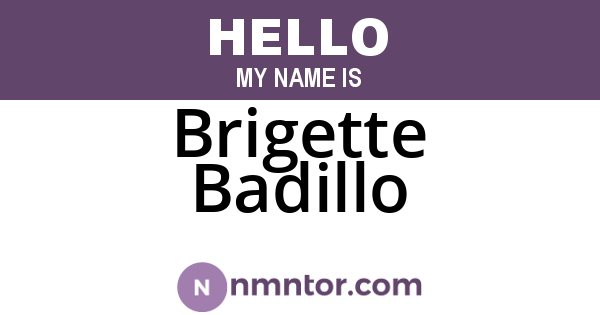 Brigette Badillo