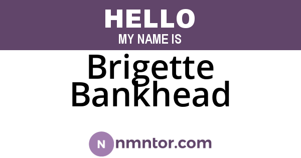 Brigette Bankhead