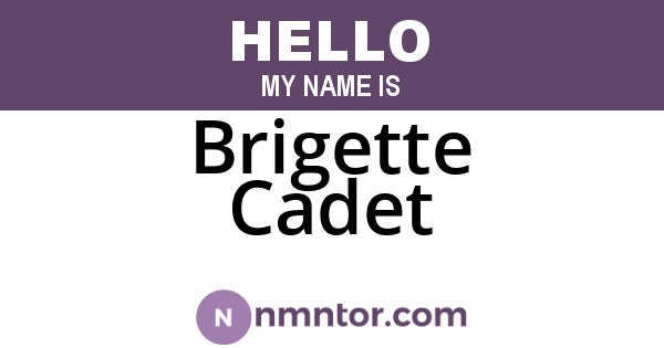 Brigette Cadet
