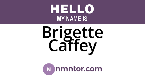 Brigette Caffey