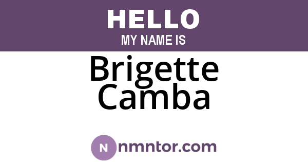Brigette Camba