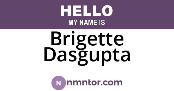 Brigette Dasgupta