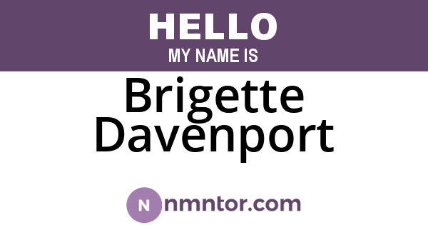 Brigette Davenport