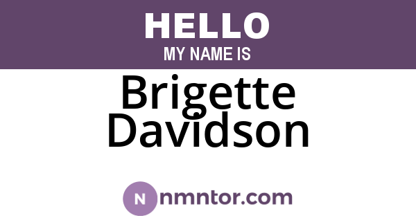 Brigette Davidson