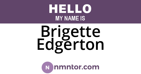 Brigette Edgerton
