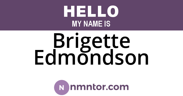 Brigette Edmondson