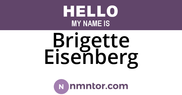 Brigette Eisenberg