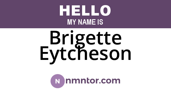 Brigette Eytcheson