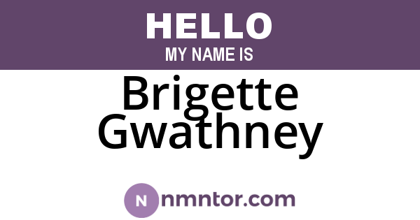 Brigette Gwathney