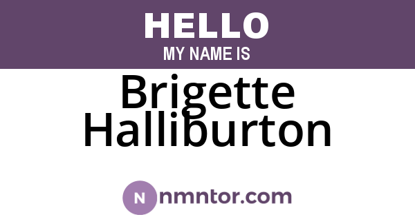 Brigette Halliburton