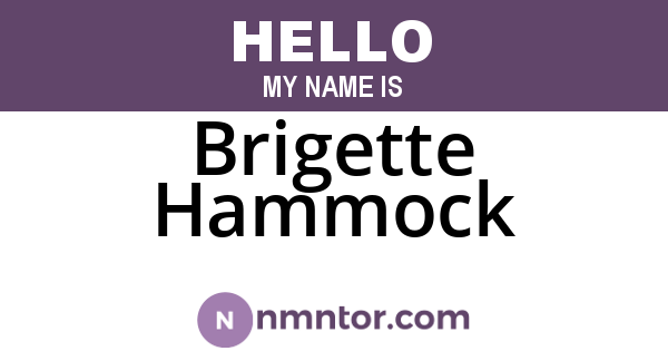 Brigette Hammock