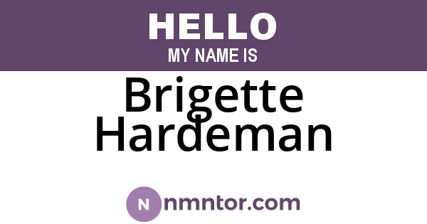 Brigette Hardeman
