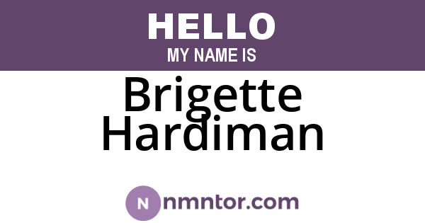 Brigette Hardiman
