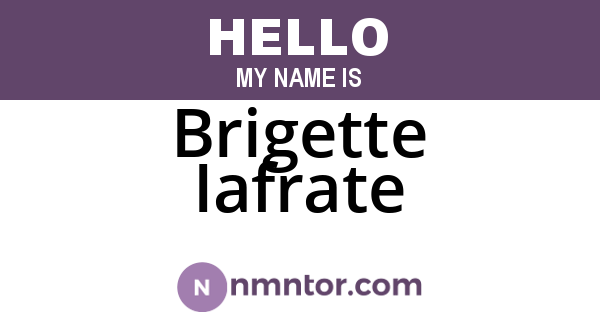 Brigette Iafrate