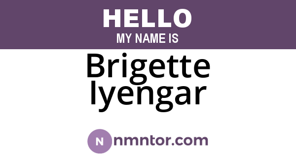 Brigette Iyengar