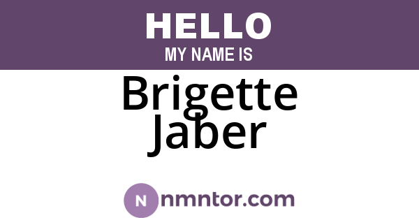 Brigette Jaber